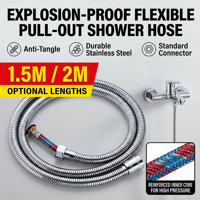 Manguera de ducha trenzada de  - Flexible Hose Braided reseña y precio