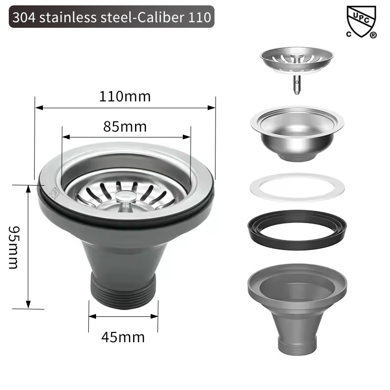 Filtro de fregadero, escurrido - Overflow Pipe Clip reseña y precio